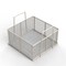 Anysizebasket Rectangular Wire Mesh Basket: 12Lx12Wx6H, 304 SS, 1/4 Rod Frame, Stacking Handles, Mesh: 2 x .063 TMT-120120060-A02S - alternate 1